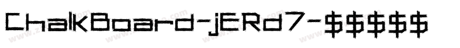 ChalkBoard-jERd7字体转换