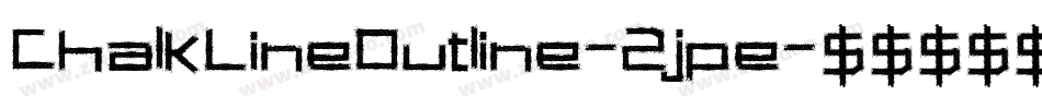 ChalkLineOutline-2jpe字体转换