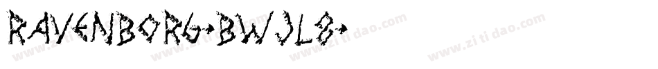 Ravenborg-BWjl8字体转换