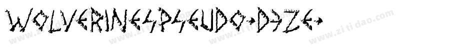 WolverinesPseudo-D3zE字体转换