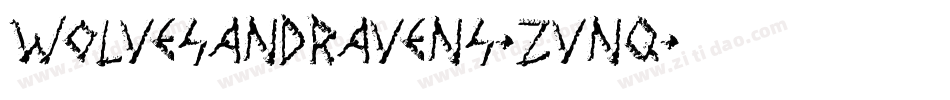 WolvesAndRavens-ZVnq字体转换