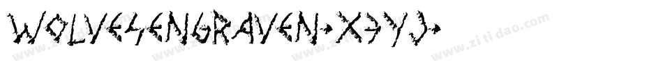 WolvesEngraven-x3yj字体转换