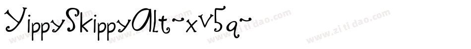 YippySkippyAlt-xv5q字体转换
