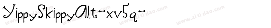 YippySkippyAlt-xv5q字体转换