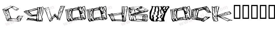 CgWoodBlock字体转换