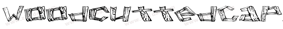 WoodcuttedCapsFS字体转换