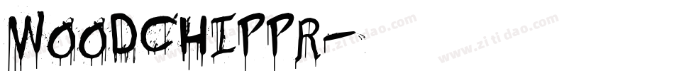 Woodchippr字体转换