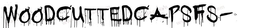 WoodcuttedCapsFS字体转换