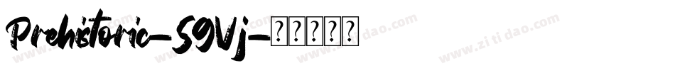 Prehistoric-59Vj字体转换