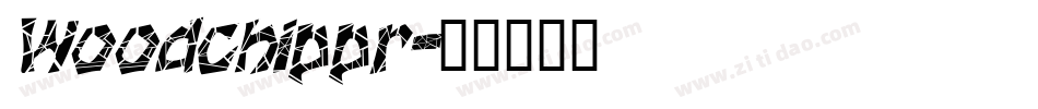 Woodchippr字体转换
