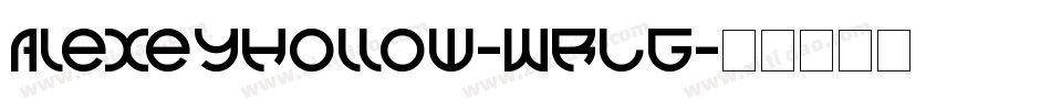 AlexeyHollow-WRLG字体转换