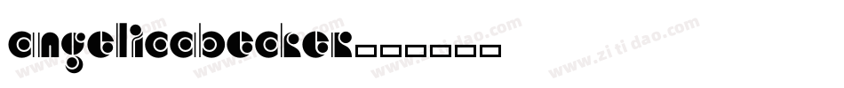AngelicaBecker字体转换