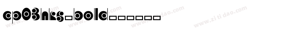 Cp03HKS-BOLD字体转换