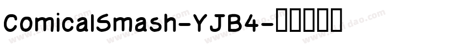 ComicalSmash-YJB4字体转换