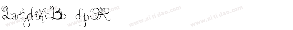 LadylikeBb-dpOR字体转换