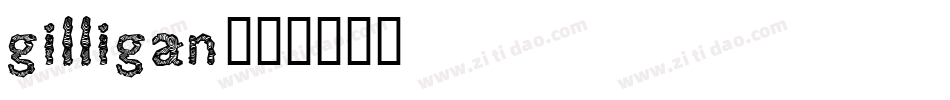 GILLIGAN字体转换