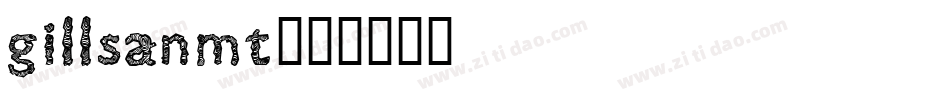 GILLSANMT字体转换