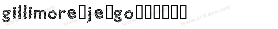 Gillimore-jE9GO字体转换