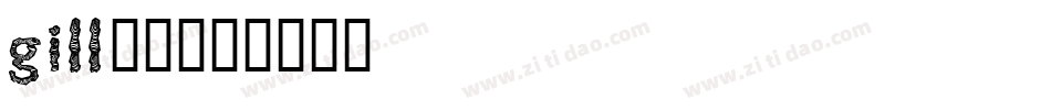 gill字体字体转换