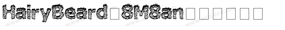 HairyBeard-8M8an字体转换
