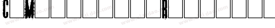 CfManifestoRegular-DBad字体转换