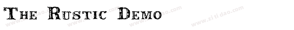 The-Rustic-Demo-2字体转换
