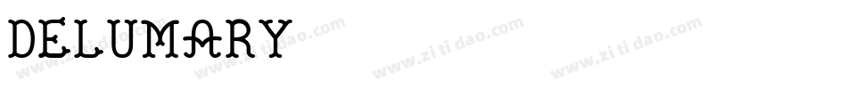 DeLumary字体转换
