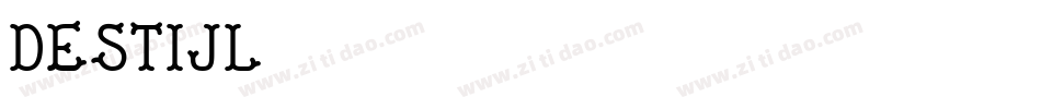 DeStijl字体转换