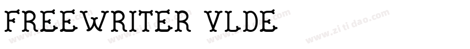 FreeWriter-VLDe字体转换