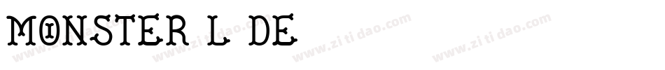 Monster-l9De字体转换