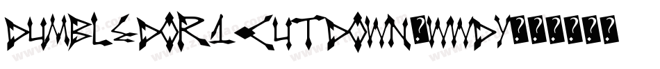 Dumbledor1CutDown-WWDY字体转换