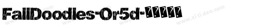 FallDoodles-Or5d字体转换