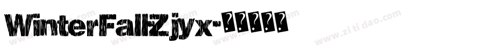WinterFall-Zjyx字体转换