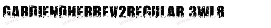 Gardiendherbev2Regular-3wL8字体转换