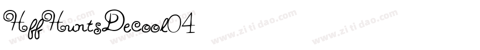 HffHuntsDeco-ol04字体转换