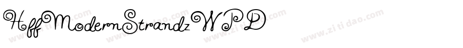 HffModernStrand-zWPD字体转换