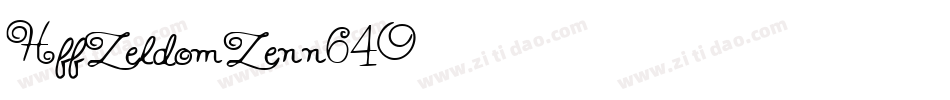 HffZeldomZen-n64O字体转换