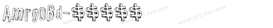 AmrgoBd字体转换