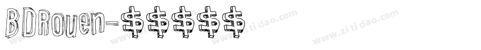 BDRouen字体转换