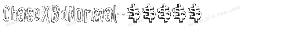 ChaseXBdNormal字体转换