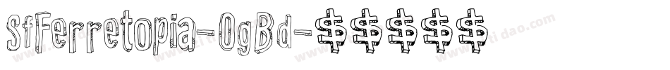 SfFerretopia-0gBd字体转换