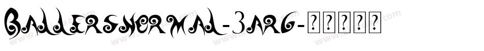 BallersNormal-3arG字体转换