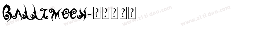 Ballimoon字体转换