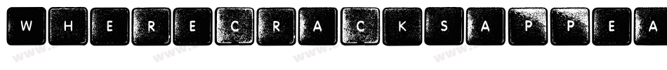 WhereCracksAppear字体转换