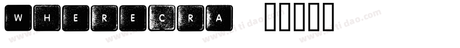 wherecra字体转换