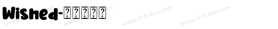 Wished字体转换