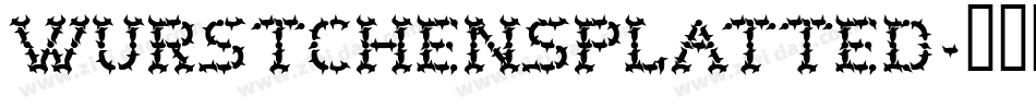 WurstchenSplatted字体转换