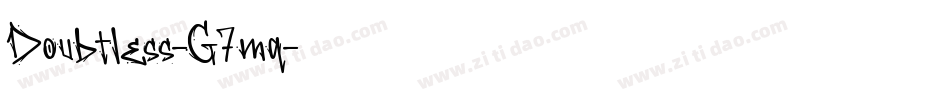 Doubtless-G7mq字体转换