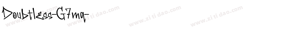 Doubtless-G7mq字体转换