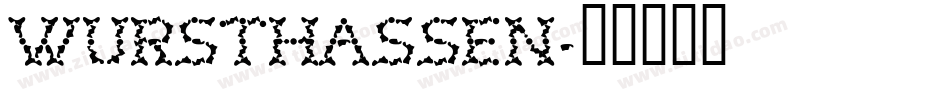 WurstHassen字体转换